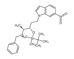 1-[(3S,4S)-4-Benzyloxy-3-(tert-butyldimethylsilyloxy)pentyl]-6-nitroindole CAS:294862-65-0 manufacturer & supplier