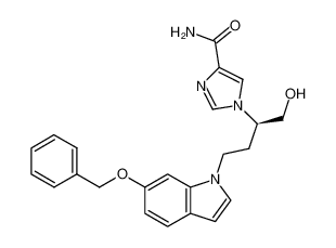 1-[(R)-4-(6-Benzyloxyindol-1-yl)-1-hydroxy-2-butyl]imidazole-4-carboxamide CAS:294862-89-8 manufacturer & supplier