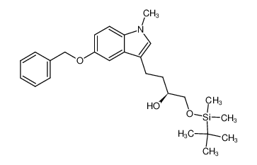 (S)-4-(5-benzyloxy-1-methylindol-3-yl)-1-(tert-butyldimethylsilyloxy)butan-2-ol CAS:294863-20-0 manufacturer & supplier