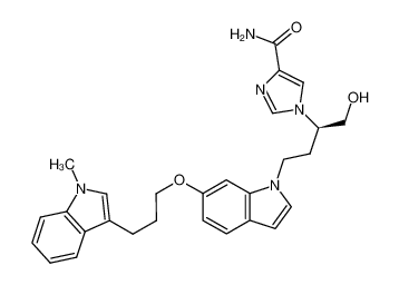 1-{(R)-1-Hydroxy-4-[6-(3-(1-methylindol-3-yl)propoxy)indol-1-yl]-2-butyl}imidazole-4-carboxamide CAS:294863-44-8 manufacturer & supplier