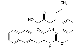 benzyl (1-((1-hydroxy-2-oxoheptan-3-yl)amino)-3-(naphthalen-2-yl)-1-oxopropan-2-yl)carbamate CAS:294870-57-8 manufacturer & supplier