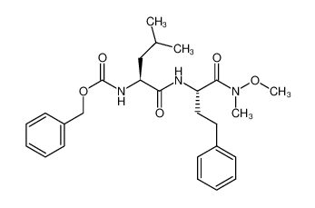 benzyl 1-(1-(methoxy(methyl)amino)-1-oxo-4-phenylbutan-2-ylamino)-4-methyl-1-oxopent-2-ylcarbamate CAS:294885-34-0 manufacturer & supplier