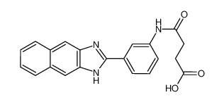 4-((3-(1H-naphtho[2,3-d]imidazol-2-yl)phenyl)amino)-4-oxobutanoic acid CAS:294891-20-6 manufacturer & supplier