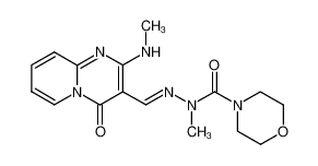 morpholine-4-carboxylic acid methyl-(2-methylamino-4-oxo-4H-pyrido[1,2-a]pyrimidin-3-ylmethylene)-hydrazide CAS:29494-85-7 manufacturer & supplier