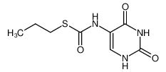 (2,4-dioxo-1,2,3,4-tetrahydro-pyrimidin-5-yl)-thiocarbamic acid S-propyl ester CAS:2950-40-5 manufacturer & supplier