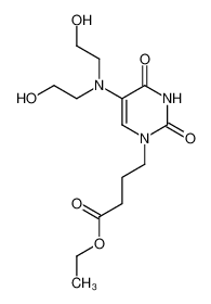 ethyl 4-[5-bis(2-hydroxyethyl)amino-2,4-(1H,3H)pyrimidinedione]butanoate CAS:2950-95-0 manufacturer & supplier