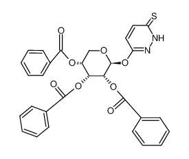 6-(tri-O-benzoyl-β-D-ribopyranosyloxy)-2H-pyridazine-3-thione CAS:29505-34-8 manufacturer & supplier