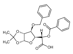 Benzoic acid (S)-((3aR,5S,6S,6aR)-6-benzyloxy-2,2-dimethyl-tetrahydro-furo[2,3-d][1,3]dioxol-5-yl)-carboxy-methyl ester CAS:29514-38-3 manufacturer & supplier