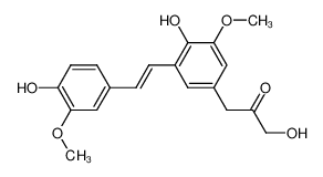 1-Hydroxy-3-{4-hydroxy-3-[(Z)-2-(4-hydroxy-3-methoxy-phenyl)-vinyl]-5-methoxy-phenyl}-propan-2-one CAS:29515-30-8 manufacturer & supplier