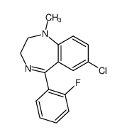 7-chloro-5-(2-fluoro-phenyl)-1-methyl-2,3-dihydro-1H-benzo[e][1,4]diazepine CAS:29521-26-4 manufacturer & supplier