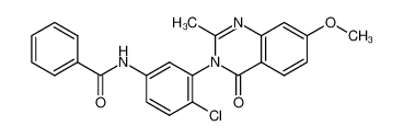 3-(5-benzamido-2-chlorophenyl)-7-methoxy-2-methyl-3,4-dihydroquinazolin-4-one CAS:295310-16-6 manufacturer & supplier