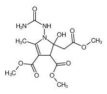 2-Hydroxy-2-methoxycarbonylmethyl-5-methyl-1-ureido-2,3-dihydro-1H-pyrrole-3,4-dicarboxylic acid dimethyl ester CAS:295312-12-8 manufacturer & supplier