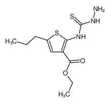 ethyl 2-[(hydrazinothioxomethyl)amino]-5-propyl-3-thiophenecarboxylate CAS:295312-38-8 manufacturer & supplier