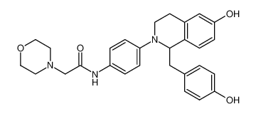 1-[(4-Hydroxyphenyl)Methyl]-2-[4-(Morpholin-4-Ylacetamido)Phenyl]-1,2,3,4-Tetrahydroisoquinolin-6-Ol CAS:295317-58-7 manufacturer & supplier