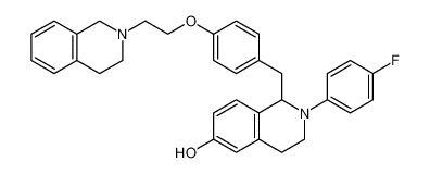 1-(4-(2-(3,4-dihydroisoquinolin-2(1H)-yl)ethoxy)benzyl)-2-(4-fluorophenyl)-1,2,3,4-tetrahydroisoquinolin-6-ol CAS:295318-12-6 manufacturer & supplier