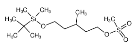 Methanesulfonic acid 5-(tert-butyl-dimethyl-silanyloxy)-3-methyl-pentyl ester CAS:295318-36-4 manufacturer & supplier