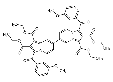 [7,7'-Biindolizine]-1,1',2,2'-tetracarboxylic acid,3,3'-bis(3-methoxybenzoyl)-, tetraethyl ester CAS:295328-56-2 manufacturer & supplier