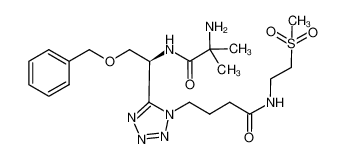 (S)-4-(5-(1-(2-amino-2-methylpropanamido)-2-(benzyloxy)ethyl)-1H-tetrazol-1-yl)-N-(2-(methylsulfonyl)ethyl)butanamide CAS:295332-44-4 manufacturer & supplier