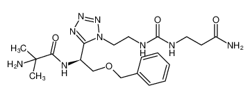 (S)-2-amino-N-(1-(1-(2-(3-(3-amino-3-oxopropyl)ureido)ethyl)-1H-tetrazol-5-yl)-2-(benzyloxy)ethyl)-2-methylpropanamide CAS:295334-08-6 manufacturer & supplier