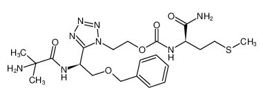 2-(5-((S)-1-(2-amino-2-methylpropanamido)-2-(benzyloxy)ethyl)-1H-tetrazol-1-yl)ethyl ((R)-1-amino-4-(methylthio)-1-oxobutan-2-yl)carbamate CAS:295335-94-3 manufacturer & supplier