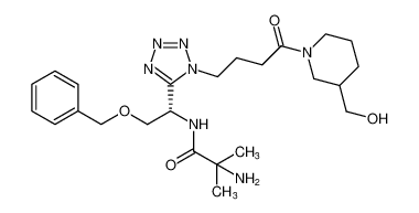 2-amino-N-((1S)-2-(benzyloxy)-1-(1-(4-(3-(hydroxymethyl)piperidin-1-yl)-4-oxobutyl)-1H-tetrazol-5-yl)ethyl)-2-methylpropanamide CAS:295336-50-4 manufacturer & supplier