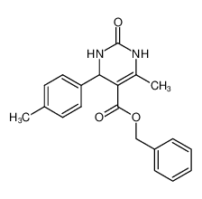 5-benzyloxycarbonyl-6-methyl-4-(4-methylphenyl)-3,4-dihydropyrimidin-2(1H)-one CAS:295344-59-1 manufacturer & supplier