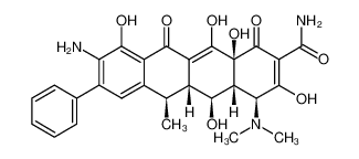 (4S,4aR,5S,5aR,6R,12aS)-9-Amino-4-dimethylamino-3,5,10,12,12a-pentahydroxy-6-methyl-1,11-dioxo-8-phenyl-1,4,4a,5,5a,6,11,12a-octahydro-naphthacene-2-carboxylic acid amide CAS:295356-13-7 manufacturer & supplier