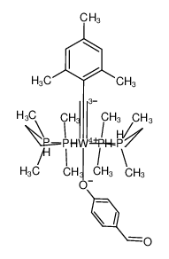 trans-bis(1,2-bis(dimethylphosphino)ethane)(η1-4-formylphenoxy)(mesitylcarbyne)tungsten CAS:295357-94-7 manufacturer & supplier