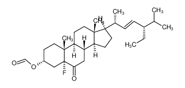 (22E)-5-fluoro-3α-formyloxy-5α-stigmast-22-en-6-one CAS:295358-60-0 manufacturer & supplier