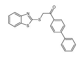 1-([1,1'-biphenyl]-4-yl)-2-(benzo[d]thiazol-2-ylthio)ethan-1-one CAS:295361-68-1 manufacturer & supplier