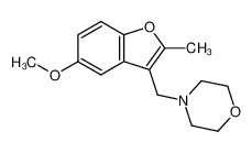 4-(5-methoxy-2-methyl-benzofuran-3-ylmethyl)-morpholine CAS:29540-42-9 manufacturer & supplier