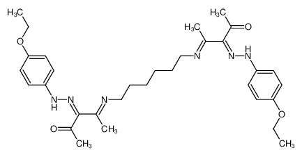 3-[(4-Ethoxy-phenyl)-hydrazono]-4-{(E)-6-[2-[(4-ethoxy-phenyl)-hydrazono]-1-methyl-3-oxo-but-(E)-ylideneamino]-hexylimino}-pentan-2-one CAS:29541-52-4 manufacturer & supplier