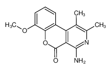 4-amino-7-methoxy-1,2-dimethyl-chromeno[3,4-c]pyridin-5-one CAS:29542-17-4 manufacturer & supplier