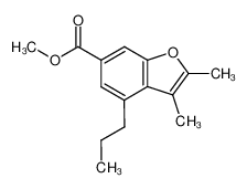 2,3-dimethyl-4-propyl-benzofuran-6-carboxylic acid methyl ester CAS:29551-70-0 manufacturer & supplier