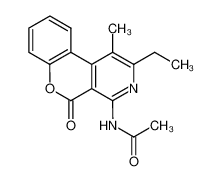 4-acetylamino-2-ethyl-1-methyl-chromeno[3,4-c]pyridin-5-one CAS:29553-89-7 manufacturer & supplier