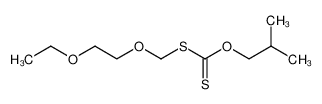 Isobutylxanthogensaeure-((2-aethoxy-aethoxy)-methylester) CAS:2956-14-1 manufacturer & supplier