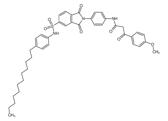 4-(p-Dodecyl-phenylsulfamoyl)-N-(4-(2-(p-methoxy-benzoyl)-acetamido)-phenyl)-phthalimid CAS:2956-56-1 manufacturer & supplier