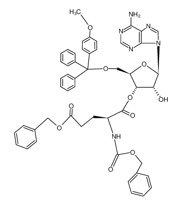 O3'-(O-benzyl-N-benzyloxycarbonyl-α-glutamyl)-O5'-(4-methoxy-trityl)-adenosine CAS:29569-43-5 manufacturer & supplier