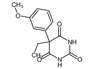 5-ethyl-5-(3-methoxy-phenyl)-pyrimidine-2,4,6-trione CAS:2957-61-1 manufacturer & supplier