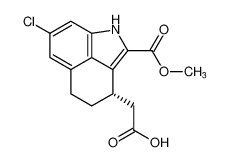 Benz[cd]indole-3-acetic acid,7-chloro-1,3,4,5-tetrahydro-2-(methoxycarbonyl)-, (3S)- CAS:295788-47-5 manufacturer & supplier