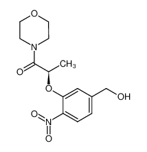 2-((R)-1-morpholinocarbonylethoxy)-4-hydroxymethylnitrobenzene CAS:295788-50-0 manufacturer & supplier