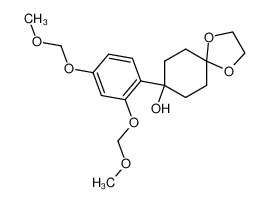 8-[2,4-Bis(methoxymethoxy)phenyl]-1,4-dioxaspiro[4.5]decan-8-ol CAS:295788-94-2 manufacturer & supplier