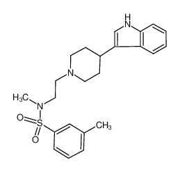 N-(2-(4-(1H-indol-3-yl)piperidin-1-yl)ethyl)-N,3-dimethylbenzenesulfonamide CAS:295789-86-5 manufacturer & supplier