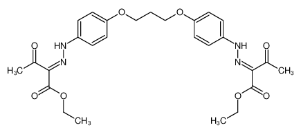 2-({4-[3-(4-{N'-[1-Ethoxycarbonyl-2-oxo-prop-(E)-ylidene]-hydrazino}-phenoxy)-propoxy]-phenyl}-hydrazono)-3-oxo-butyric acid ethyl ester CAS:295804-58-9 manufacturer & supplier