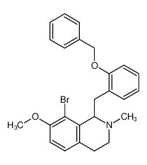 1-(2-benzyloxy-benzyl)-8-bromo-7-methoxy-2-methyl-1,2,3,4-tetrahydro-isoquinoline CAS:29602-99-1 manufacturer & supplier