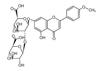 Acacetin-7-β-D-glucurono-(1-)2)-β-D-glucuronid CAS:29617-68-3 manufacturer & supplier