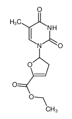 ethyl 2-(5-methyl-2,4-dioxopyrimidin-1-yl)-2,3-dihydrofuran-5-carboxylate CAS:29617-89-8 manufacturer & supplier