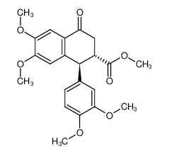 (+-)-1t-(3,4-dimethoxy-phenyl)-6,7-dimethoxy-4-oxo-1,2,3,4-tetrahydro-[2r]naphthoic acid methyl ester CAS:2962-53-0 manufacturer & supplier