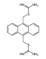 [10-(carbamimidoylsulfanylmethyl)anthracen-9-yl]methyl carbamimidothioate CAS:2962-75-6 manufacturer & supplier