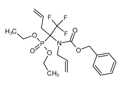 2-[(benzyloxycarbonyl)(prop-2-enyl)amino]-2-(diethoxyphosphoryl)-1,1,1-trifluoropent-4-ene CAS:296238-79-4 manufacturer & supplier